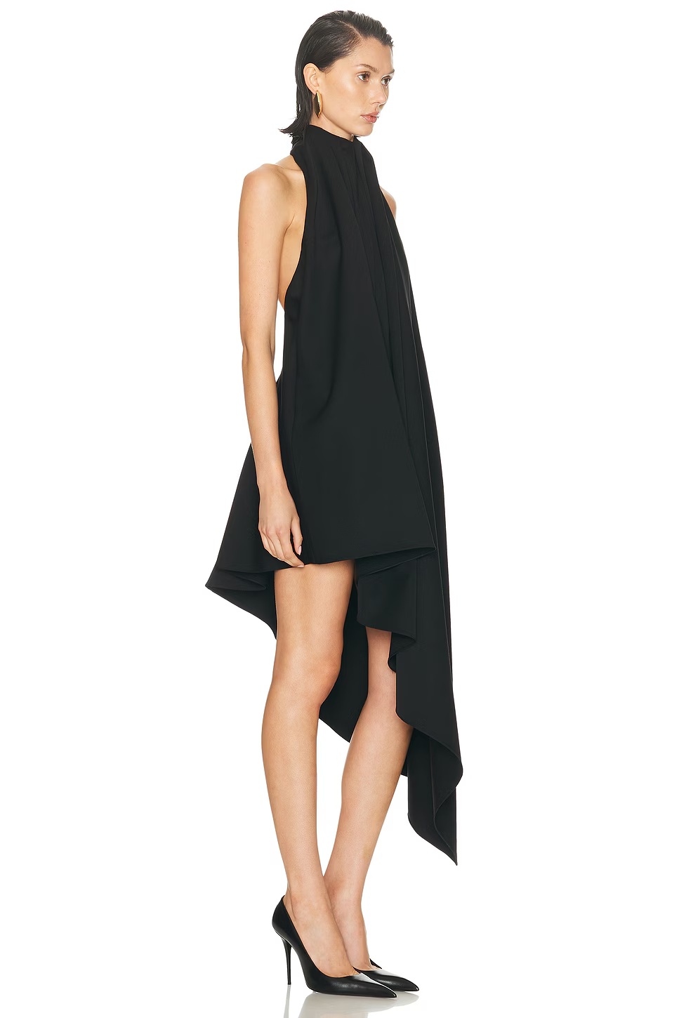 Asymmetric Dress Black
