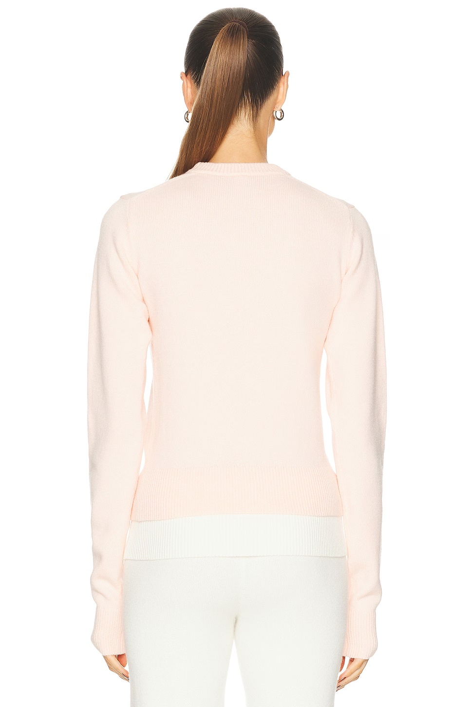 Wool Cashmere Crewneck Sweater Primrose