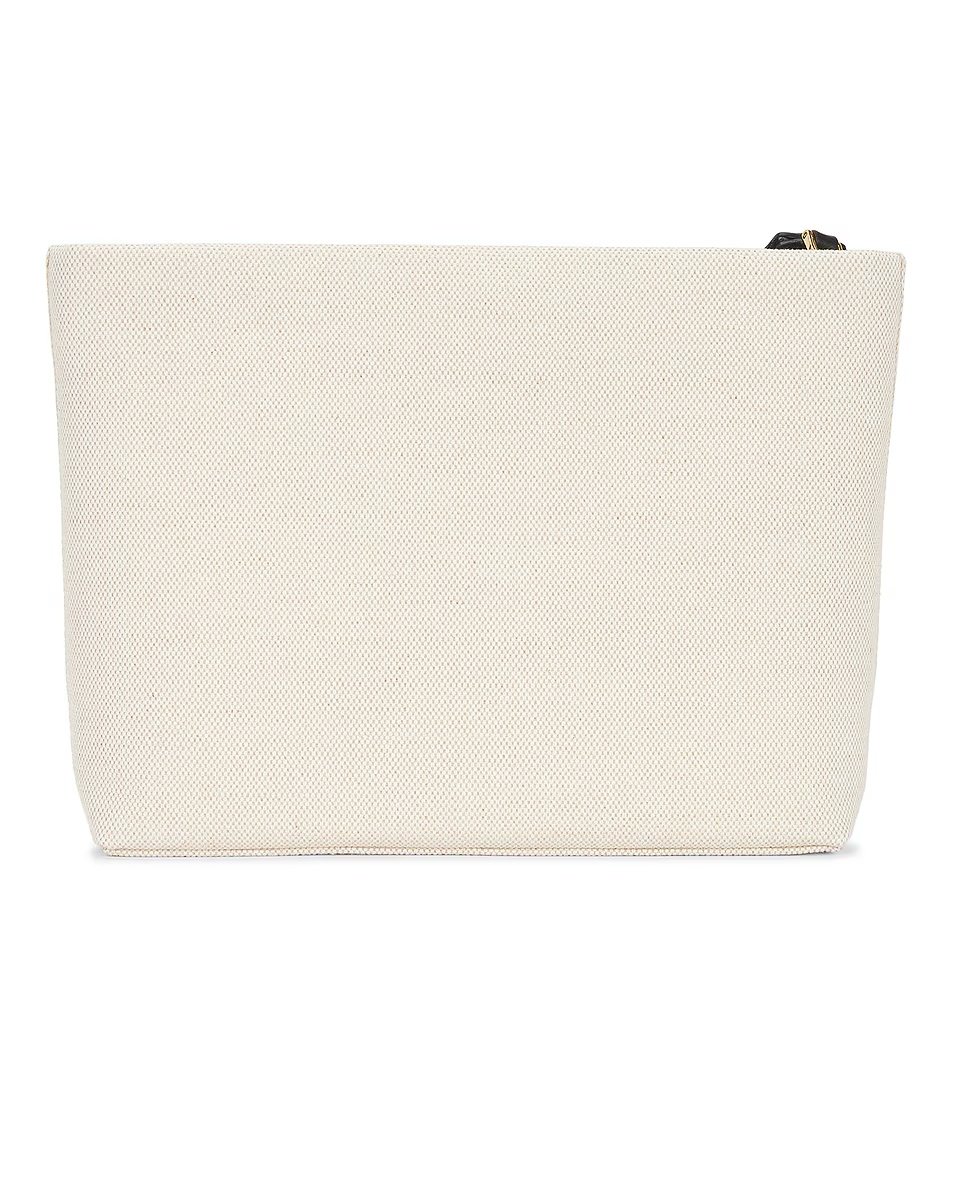 Logo Pouch Beige & Black