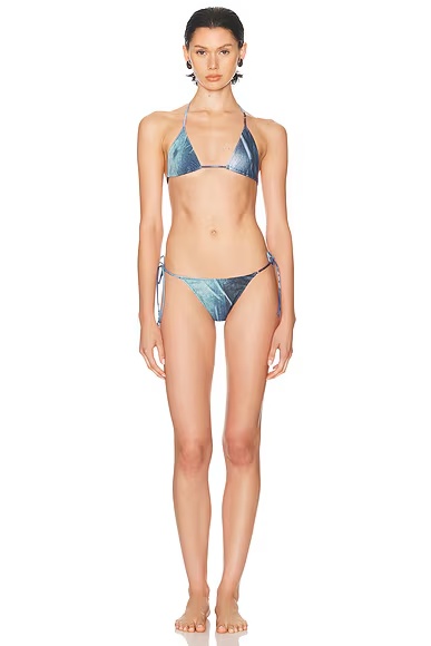 Water Bikini Set Indigo & Vintage Blue