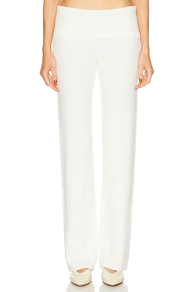 Wool Cashmere Pant Ivory
