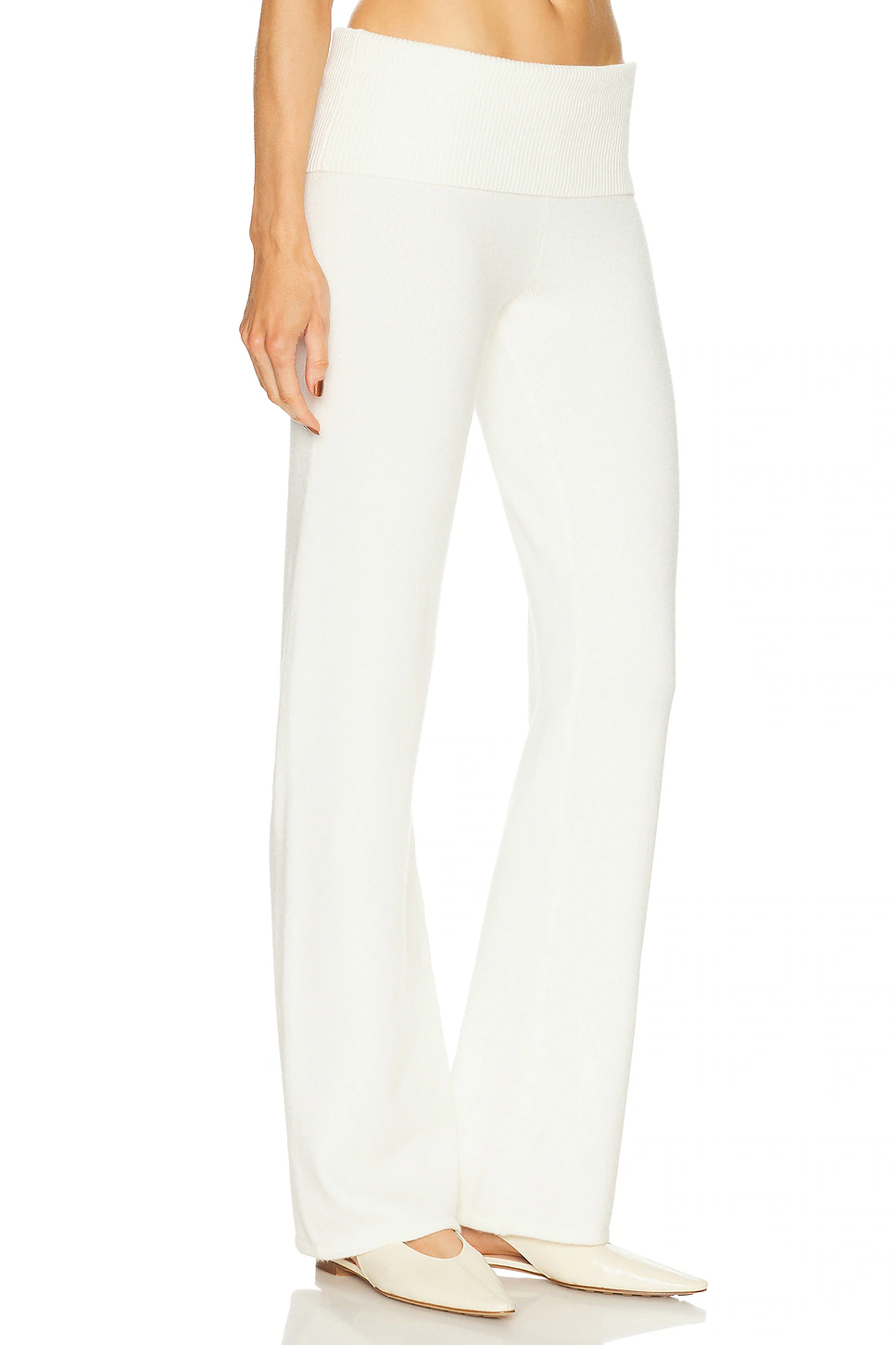Wool Cashmere Pant Ivory