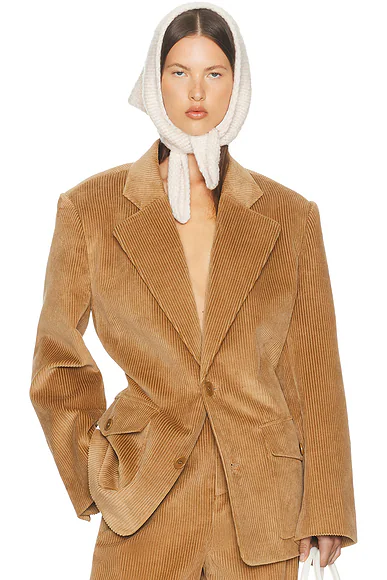 The Very Oversized Blazer in Corduroy Caramel