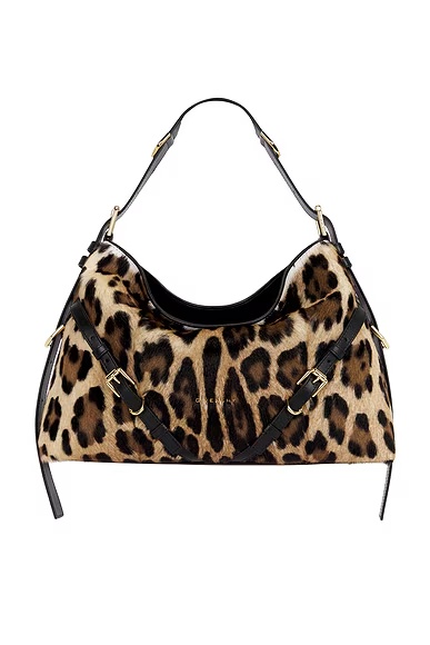 Medium Voyou Bag Black & Beige