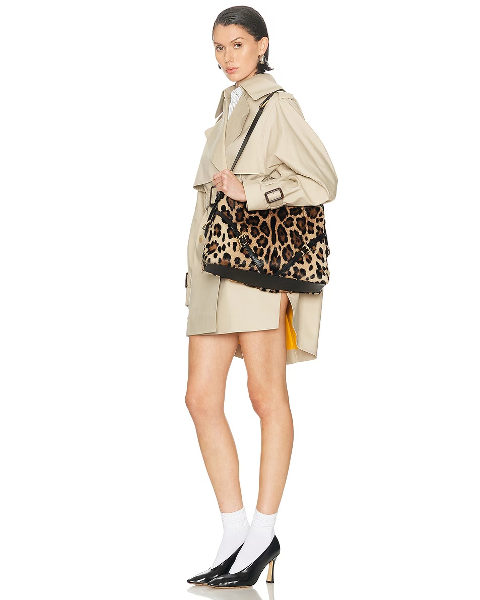 Medium Voyou Bag Black & Beige