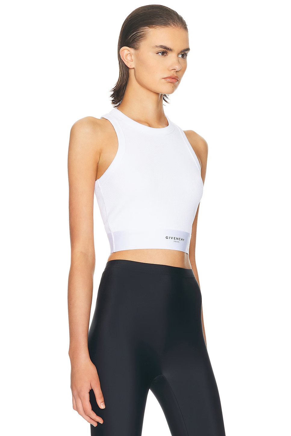 Cropped Tank Top White