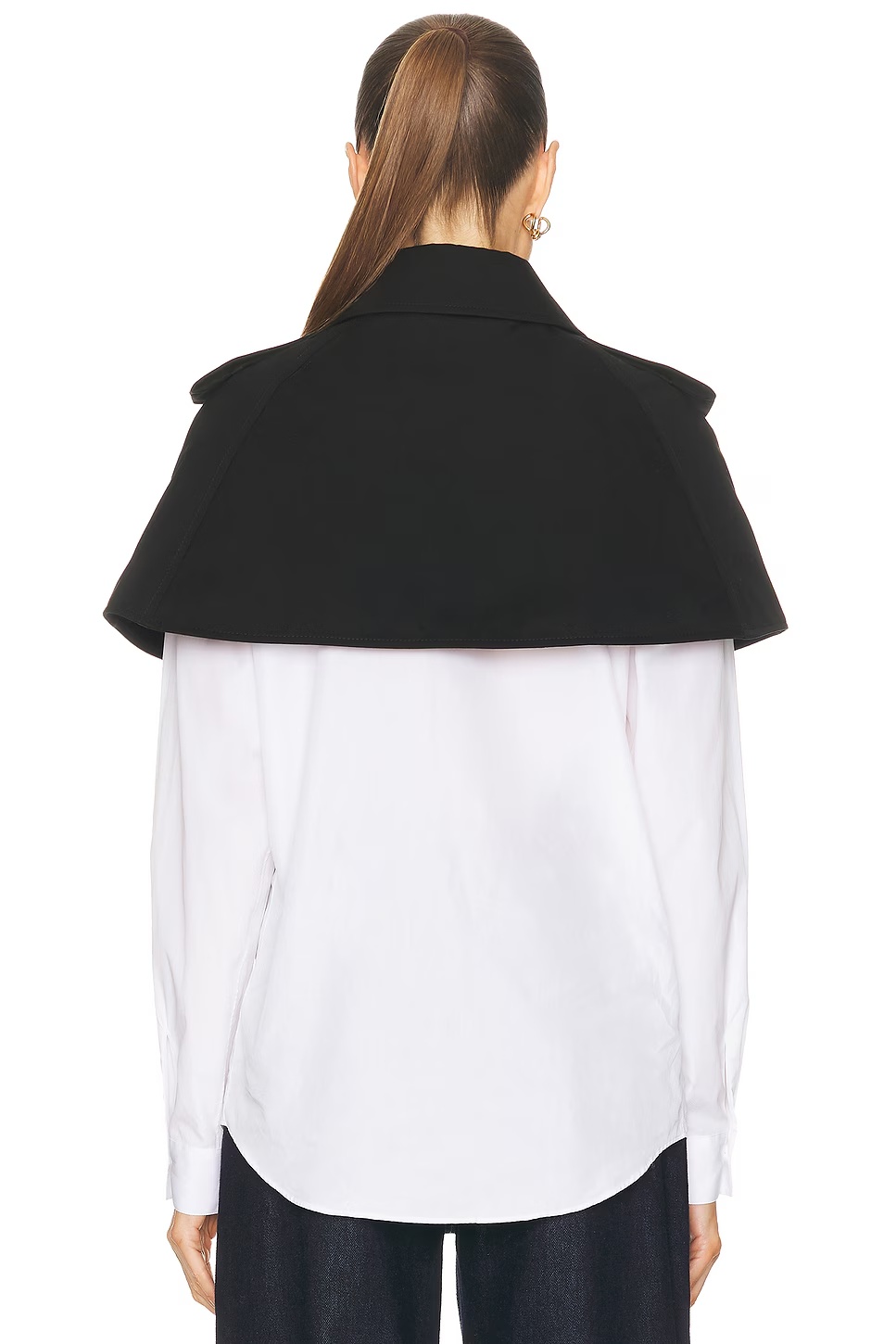 Mini Trench Cape Black