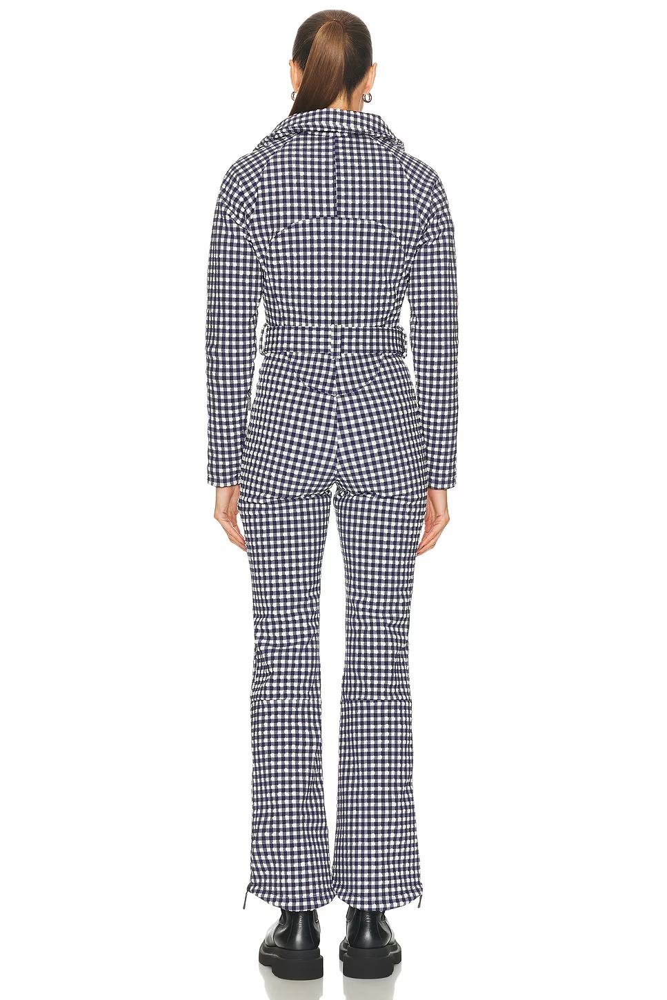 Chatel Ski Suit Indigo Gingham