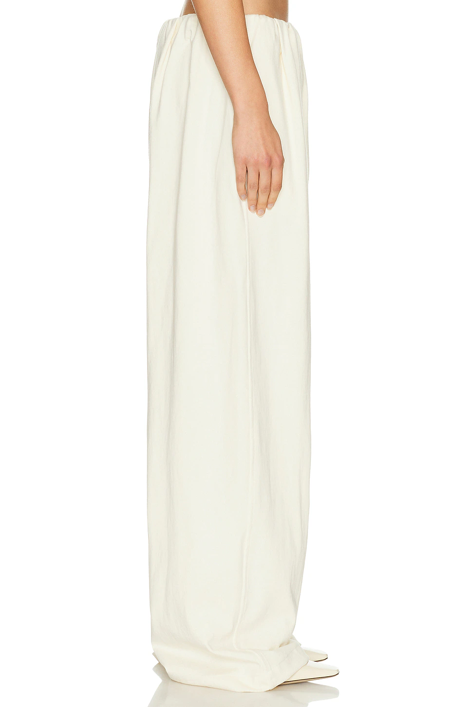 The Puff Pant in Ultra Premium Jersey Ivory