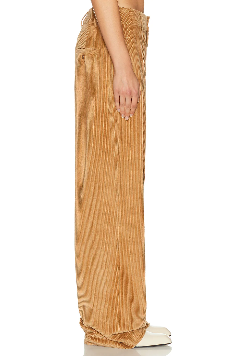 The Baggy Trouser in Corduroy Caramel