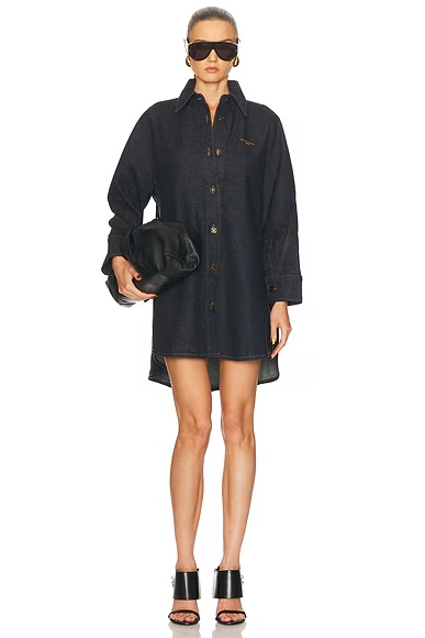 Denim Overshirt Dark Blue