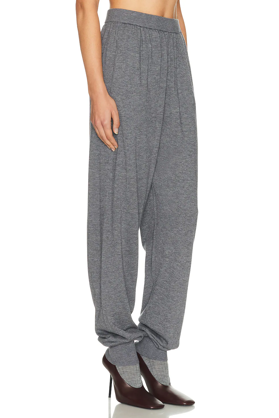 Kerstin Knit Jogger Medium Heather Grey
