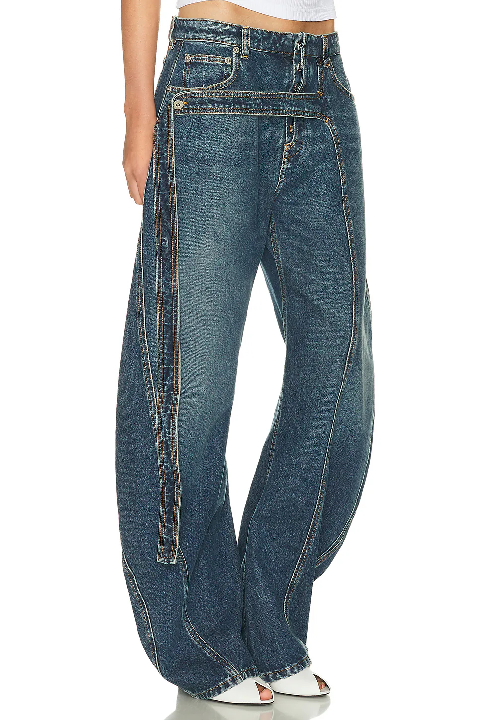 Barrel Leg Vintage Blue