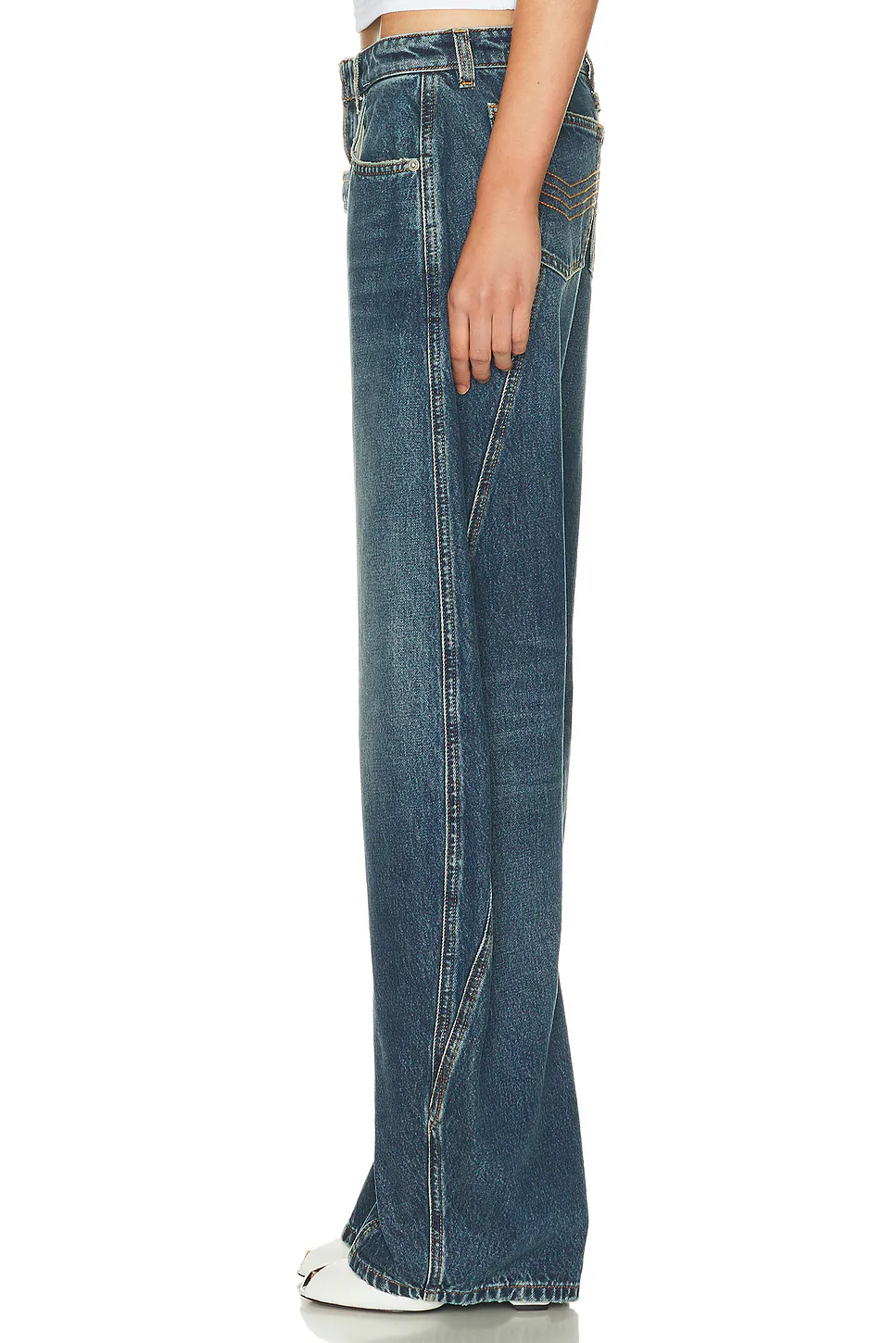 Barrel Leg Vintage Blue