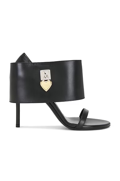 Shark Lock Sandal Black