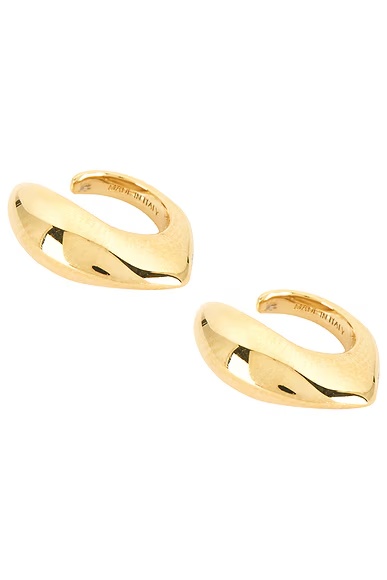 Maple Seed Earcuff Set Golden Yellow