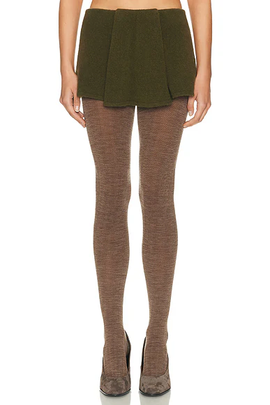 Josefine Knit Skirt Olive