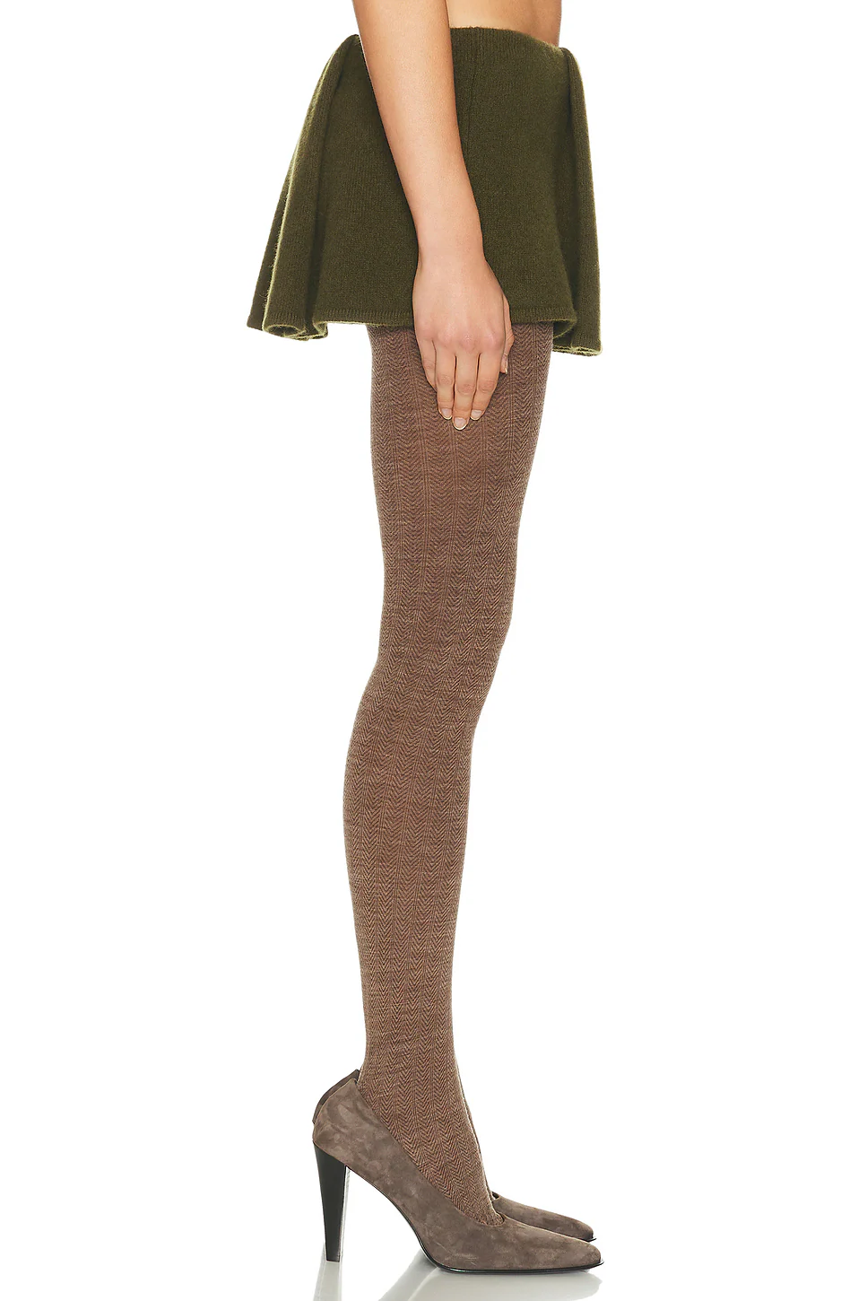 Josefine Knit Skirt Olive