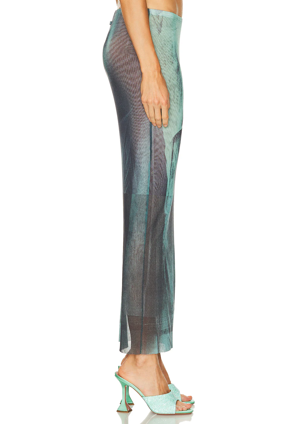 Water Long Skirt Indigo & Vintage Blue