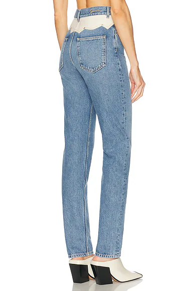 Slim Leg Jeans Denim Blue