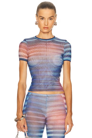 Air Baby Tee Light Blue, Blue, & Peach