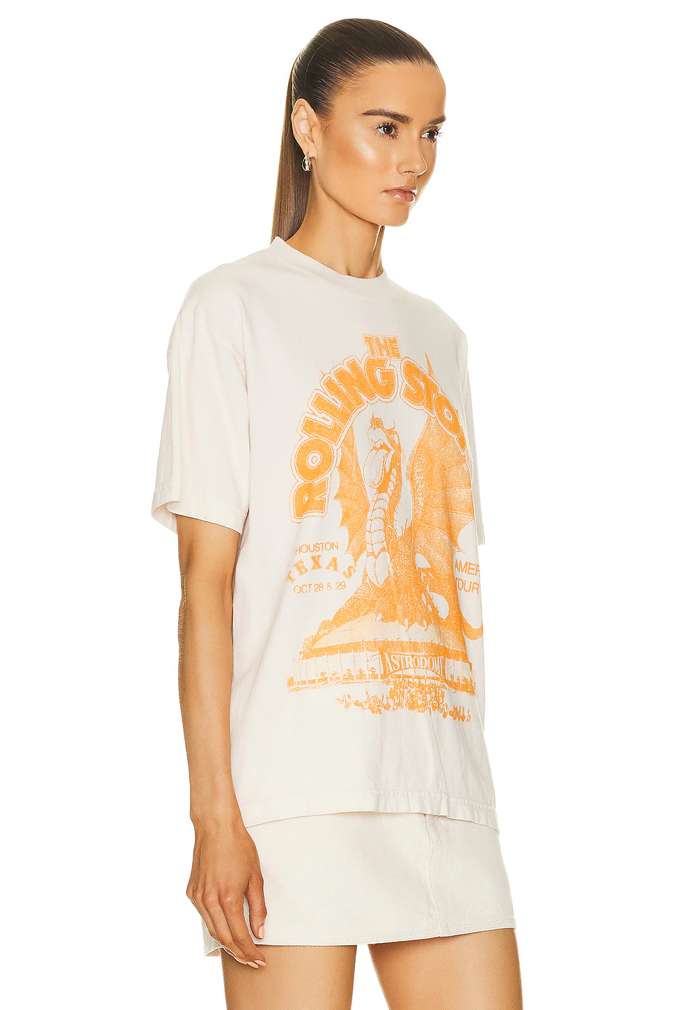 The Rolling Stones Tour T-Shirt Washed White