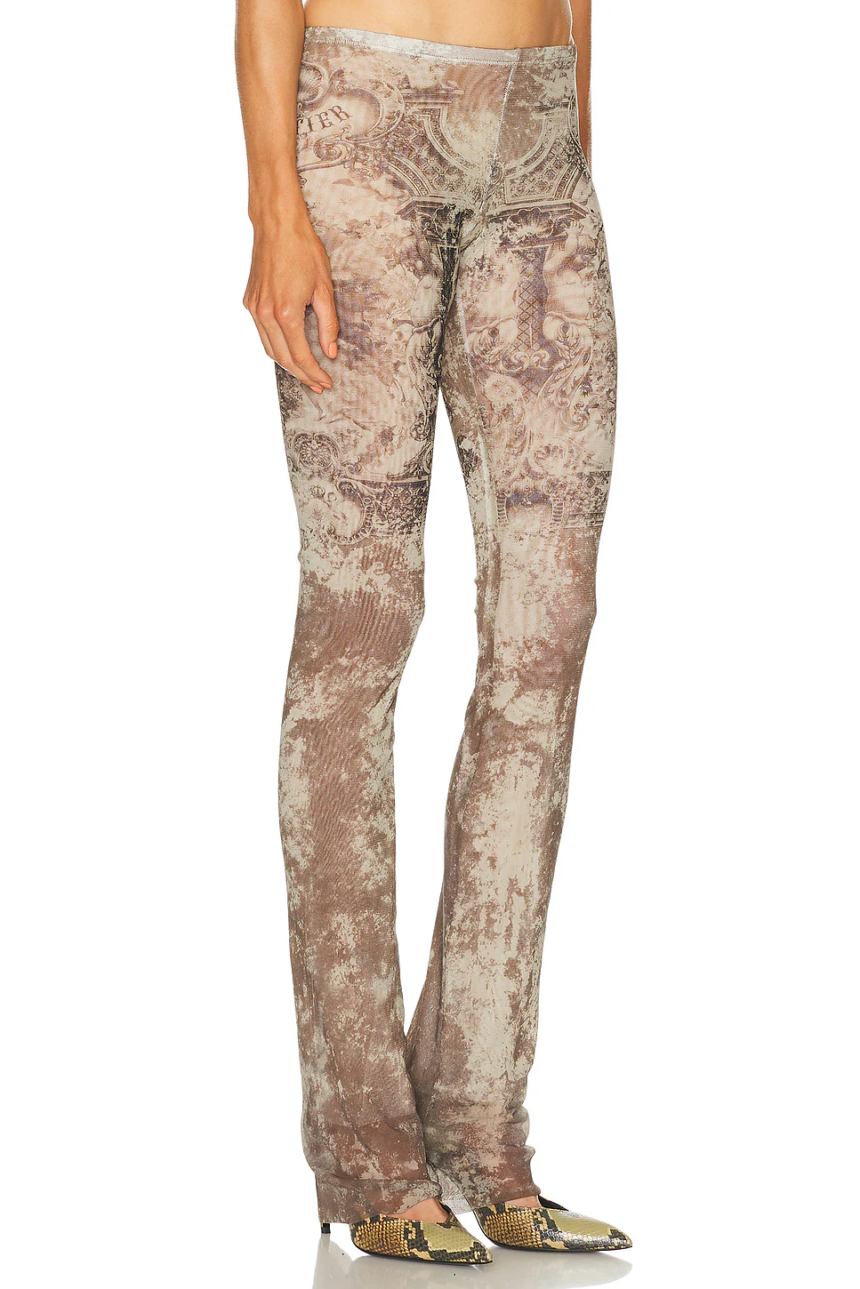 Médaillon Trouser Light Beige & Taupe
