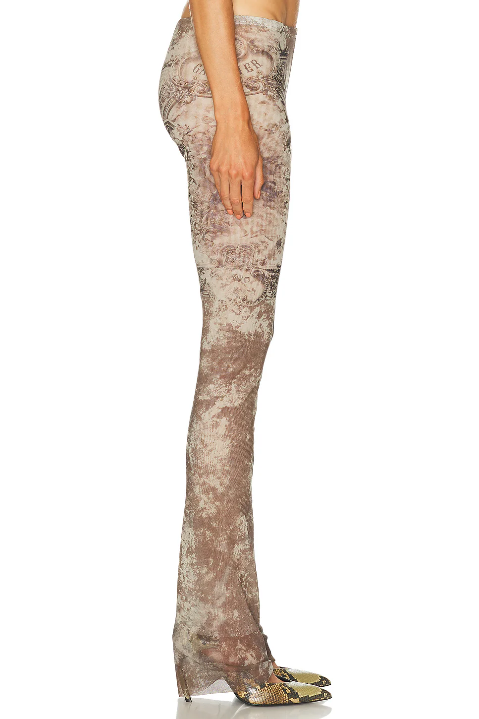 Médaillon Trouser Light Beige & Taupe
