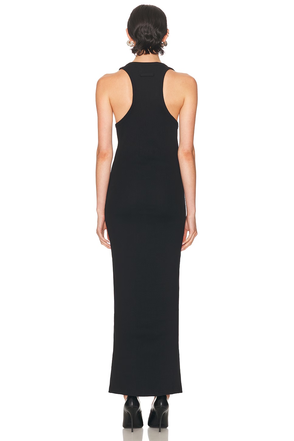 Piercing Long Dress Black