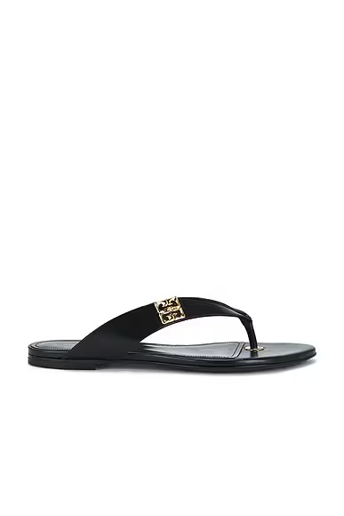 4g Liquid Thong Sandal Black