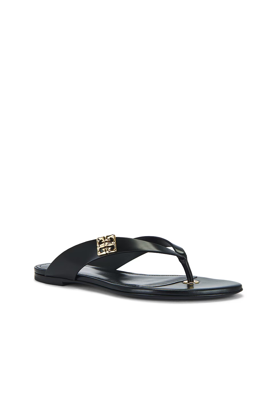 4g Liquid Thong Sandal Black