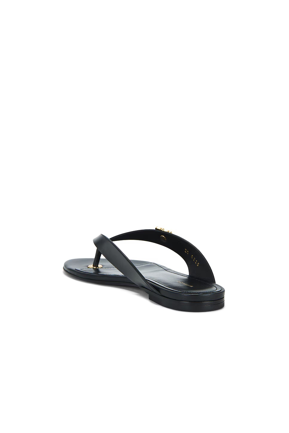 4g Liquid Thong Sandal Black