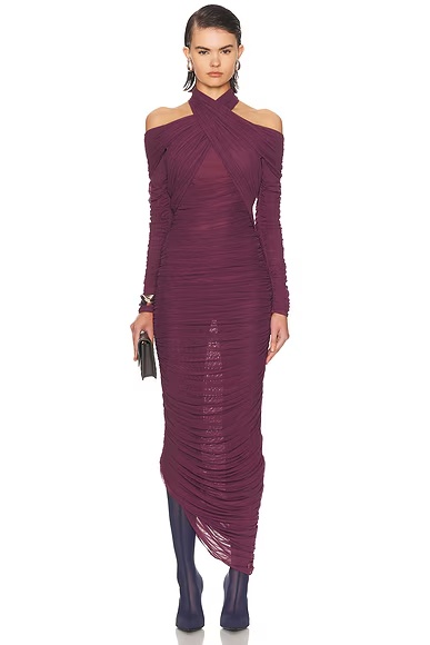 Long Sleeve Dress Antique Pink