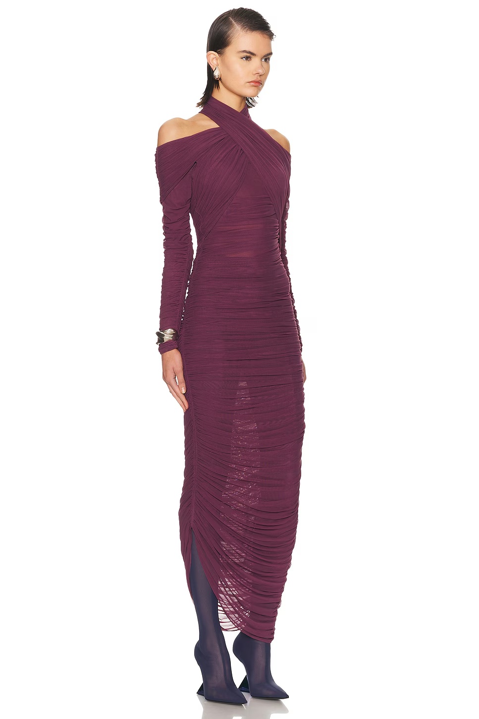Long Sleeve Dress Antique Pink