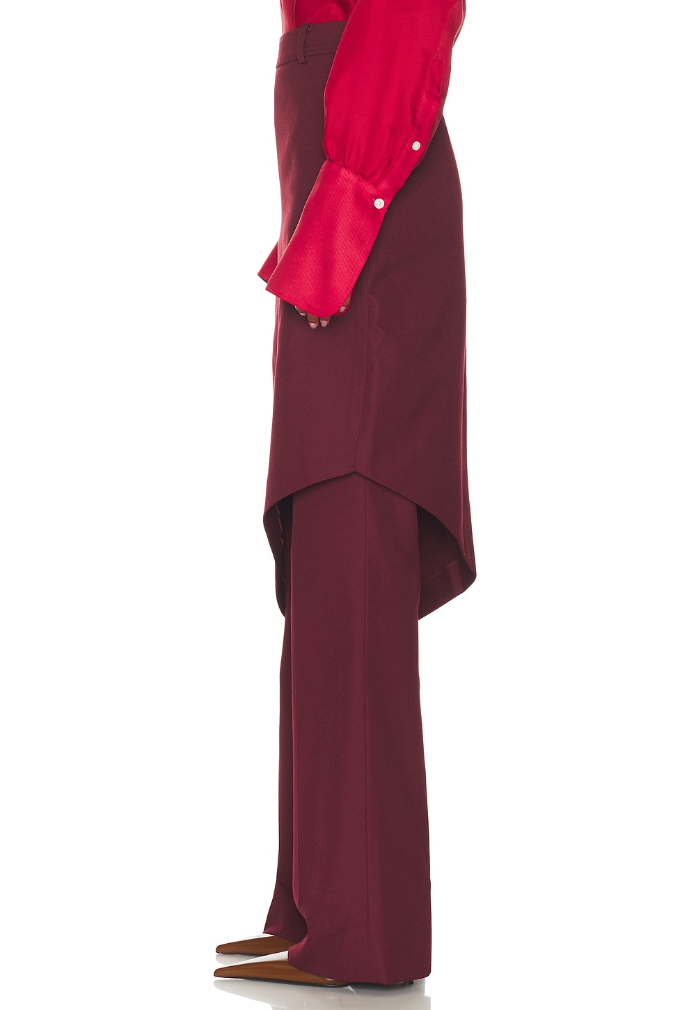 Trouser With Attached Skirt Zinfandel