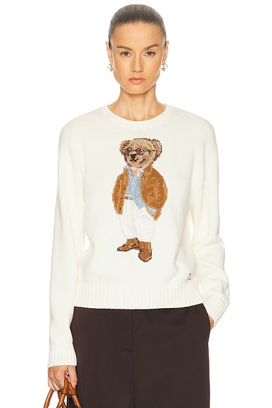 Bear Sweater Parchment Cream