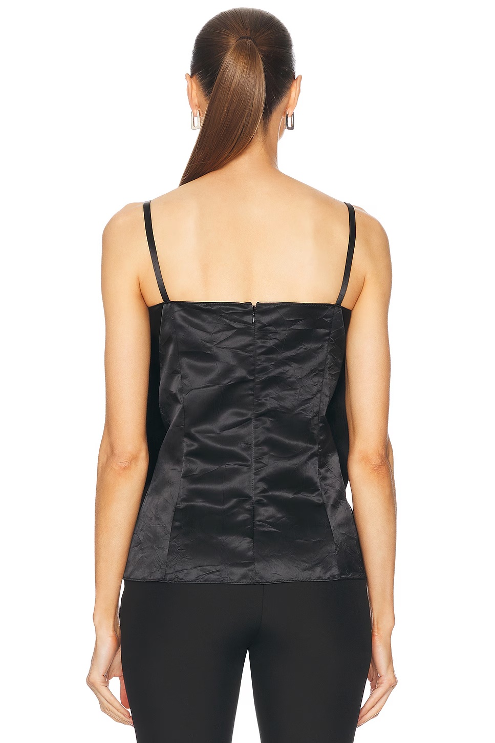 Bow Tank Top Black