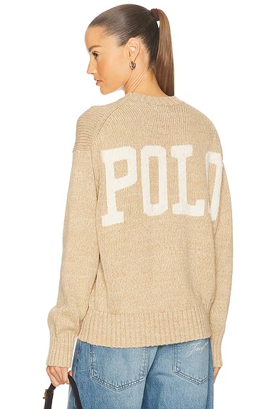 Crewneck Sweater Tan Heather