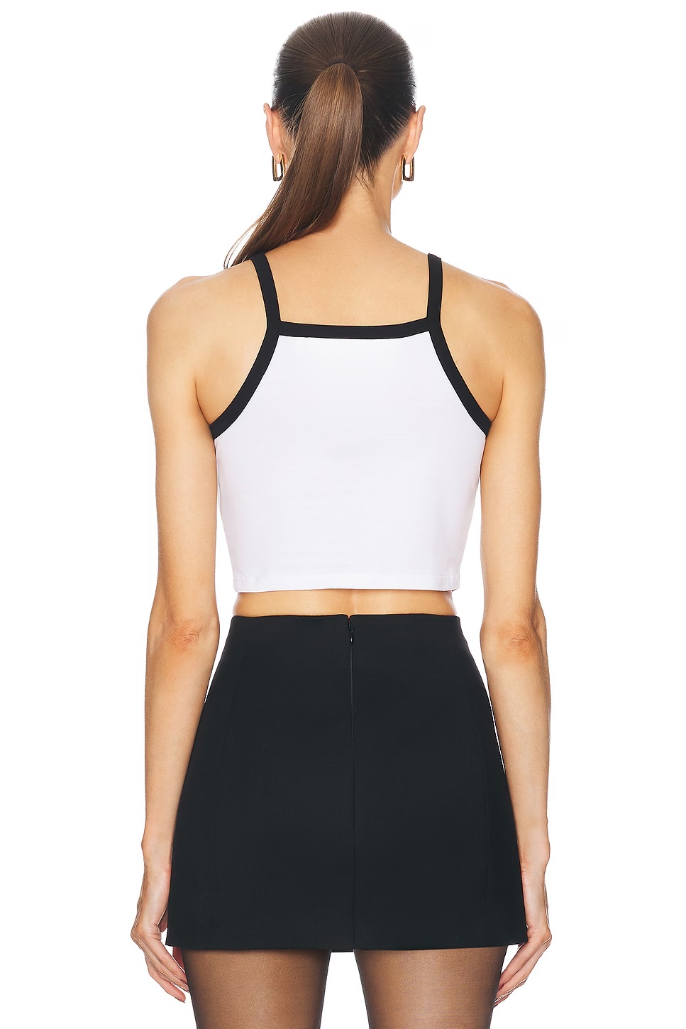 Cropped Tank Top White
