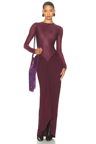 The Margot Dress Merlot