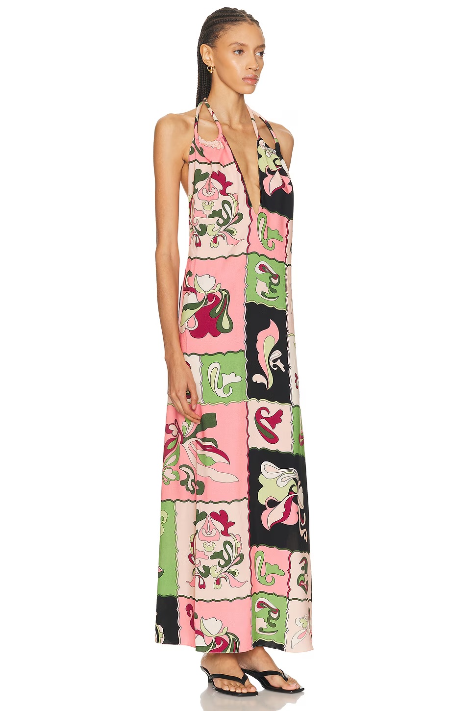 Inamorata Straps Maxi Dress Pink