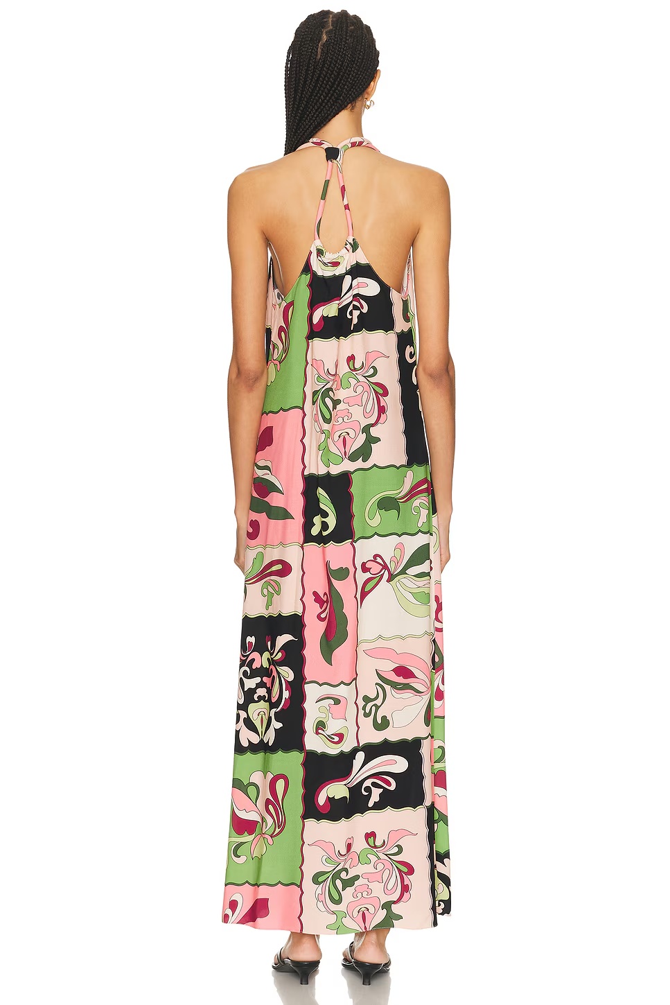 Inamorata Straps Maxi Dress Pink