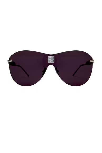 Aviator Sunglasses Palladium & Crystal