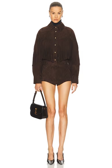 Araminta Romper Tobacco