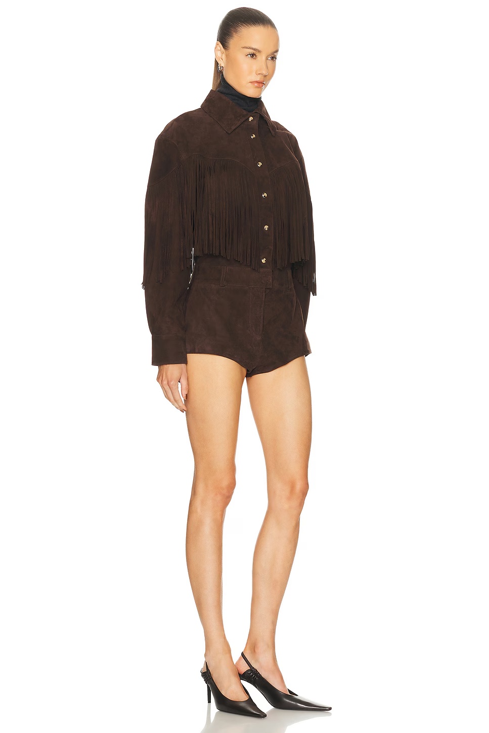Araminta Romper Tobacco