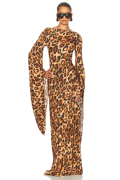 The Rosalind Dress Leopard