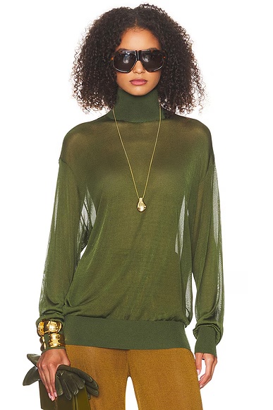 Madeira Turtleneck Green