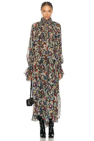 Edgar Dress Black Multi