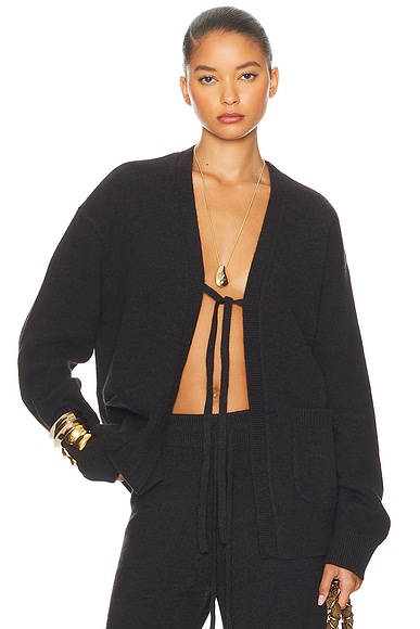 Paxton Cardigan Dark Brown