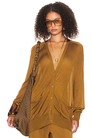 Arlena Cardigan Olive Green